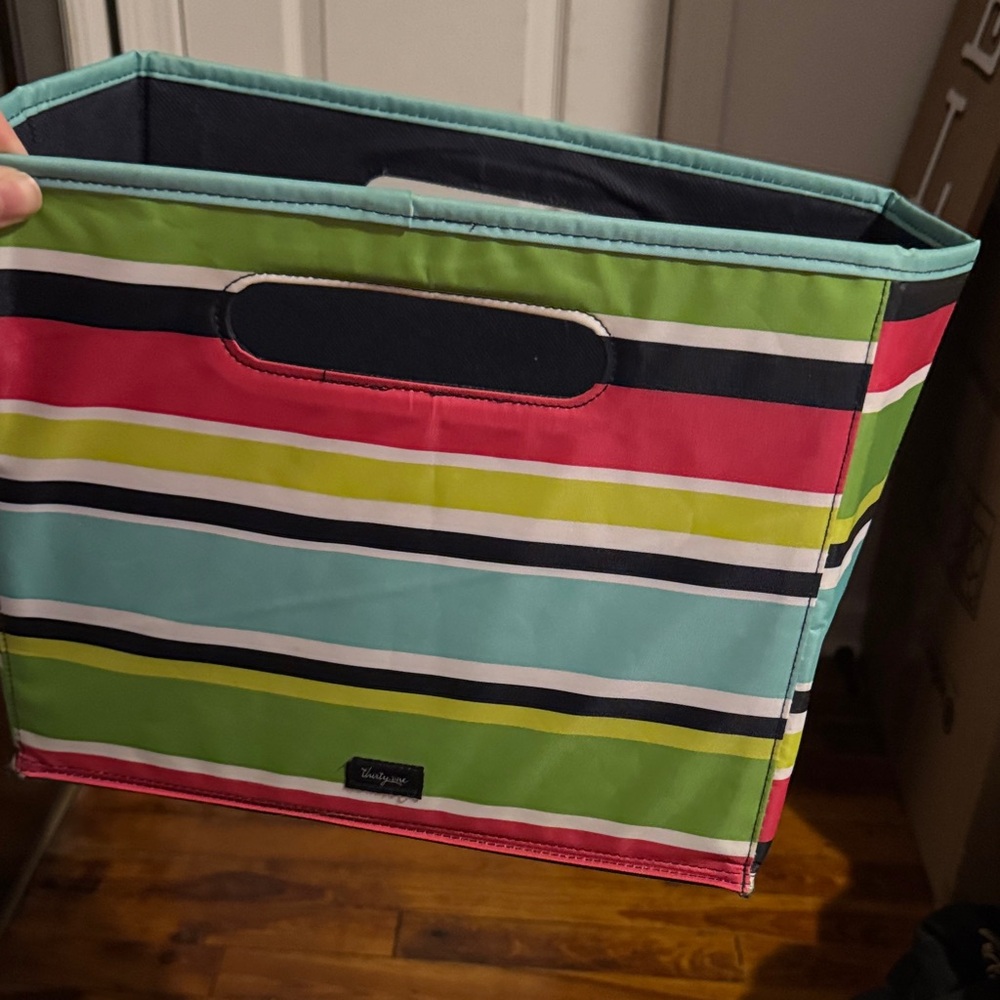 Thirty-One Multicolor Striped Organizer